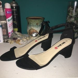 Black heels with straps!